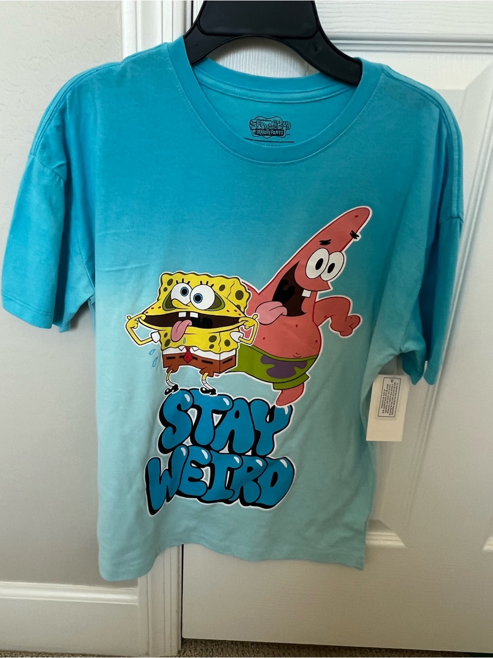 SpongeBob SquarePants dip-dye graphic tee NEW $10 size 10-12